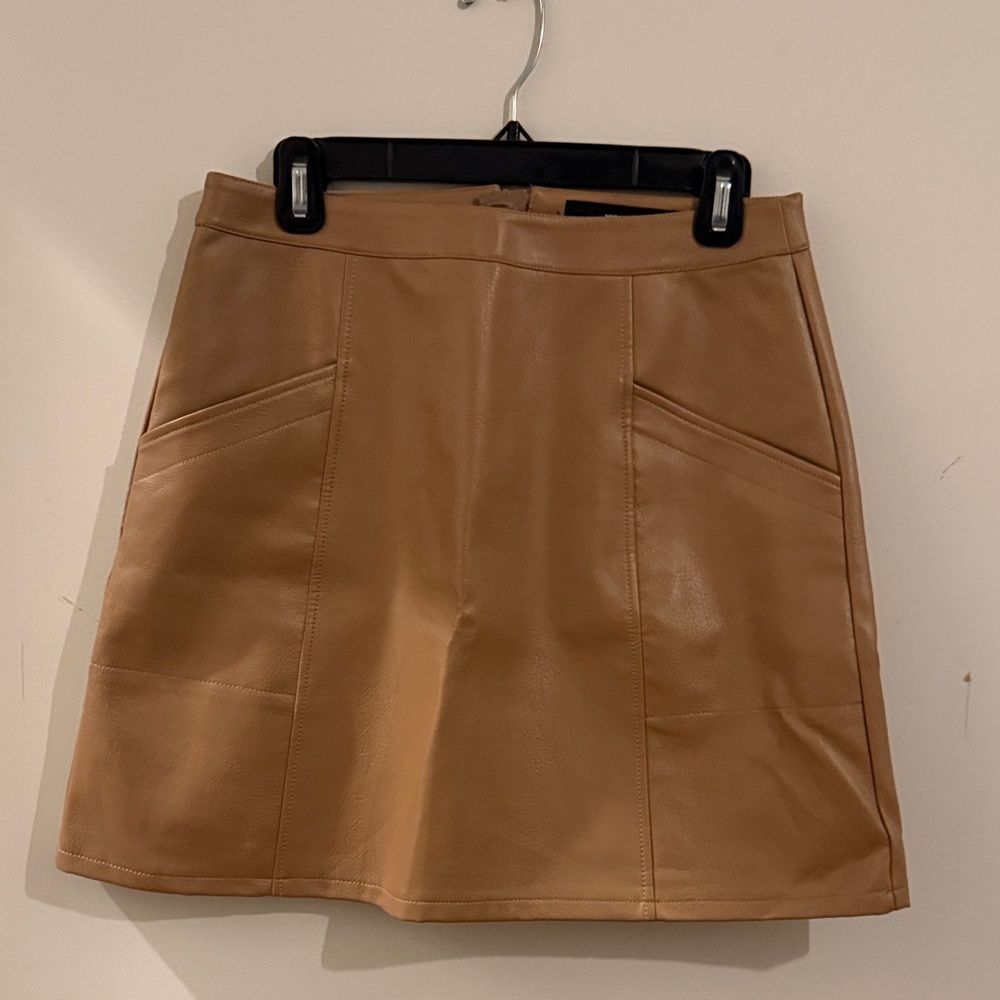 Tan Leather Skirt by Vero Moda - Bloomingdale’s - M